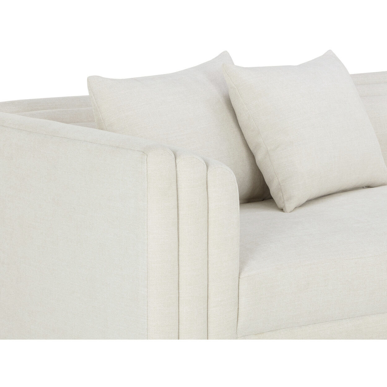Kira Heather Ivory Tweed Sofa
